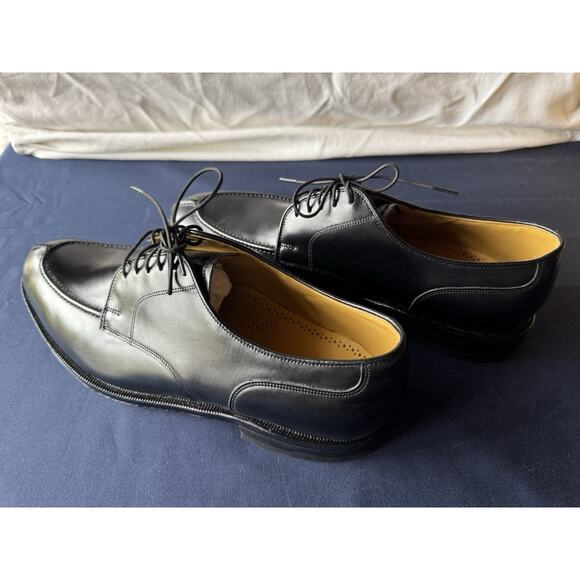Johnston and Murphy Split Toe Oxford Dress Shoes 10b Narrow